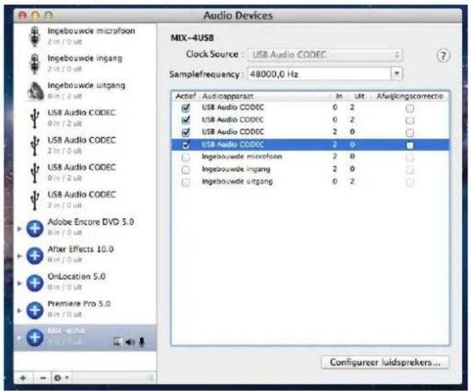 DAP-Audio Core Mix3 USB - Utilisation de la Core Mix-3 USB avec un logiciel PC pouvant accéder à une seule carte son - 2