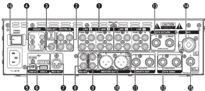 DENON DNX1700 - Panneau arrêté - 1