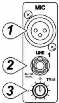 HQ Power PROMIX66N - LINE IN - 1