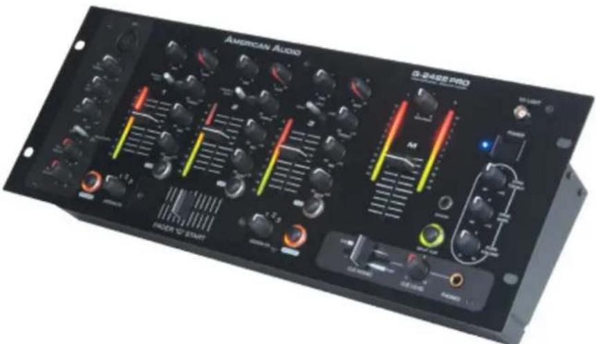 American Audio Q2422 Pro - Q-2422 PRO Table de mixage préampli professionnelle - 1