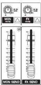 BEHRINGER Xenyx 1222 FX - Canaux de depart moniteurs et effets2.3.1 FX SEND - 1