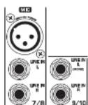 BEHRINGER Xenyx 1222 FX - Kanaly stereo2.3 - 1