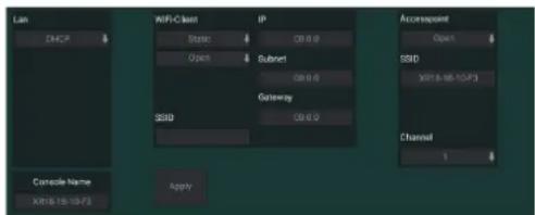 BEHRINGER X Air XR12 - Preférences - 4