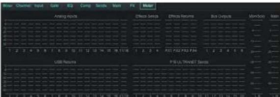 BEHRINGER X Air XR12 - Onglet Compteur - 1