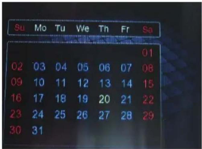 XORO HMT 350 - Calendar - 1