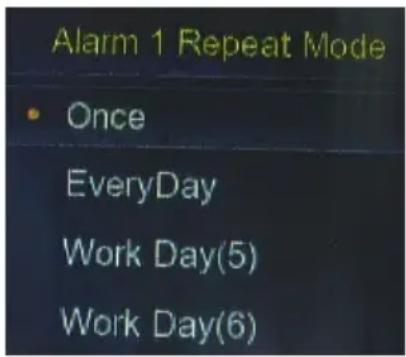 XORO HMT 350 - Wiederholung (Alarm Repeat Mode) - 1