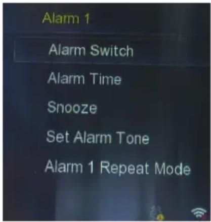 XORO HMT 350 - Heure d'alarme - 1