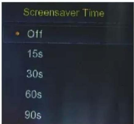 XORO HMT 350 - Screen Saver Time - 1