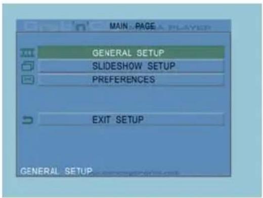 CONCEPTRONIC CMED3PLUS - Setup Menu - 1