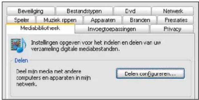 Eminent EM7195 - Je computer in een UPnP server veranderen met Windows Media Player 11 - 1