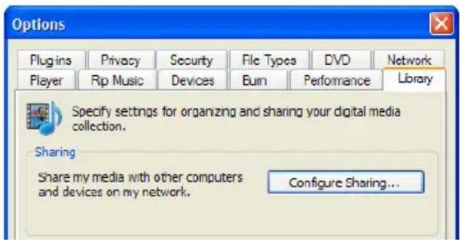 Eminent EM7180 - Trasformare il computer in un server UPnP usando Windows Media Player 11 - 1