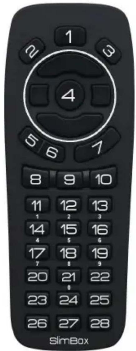 STOREX SlimBox - DETAILHES DO CONTROLLO REMOTO - 2
