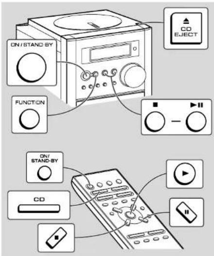 SHARP XL35H - Écoute de CD - 1
