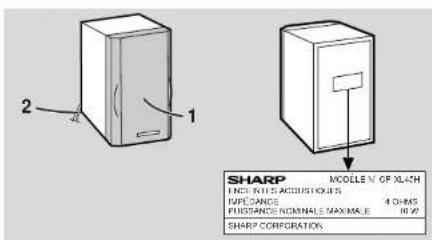SHARP XL35H - Commandes et voyants - 5