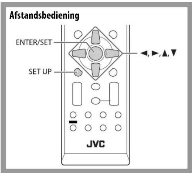 JVC SPUXG950 - Bediening met het instelmenu INFO - 1