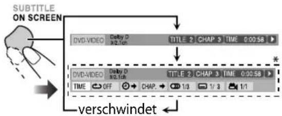 JVC SPUXG950 - Zur Bedienung mit der On-Screen-Leiste - 1