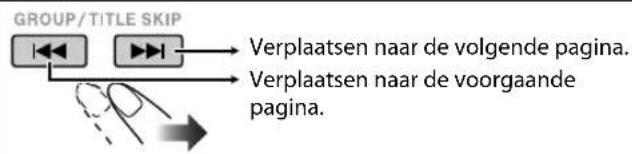 JVC SPUXG950 - Naar de volgende of voorgaande paging van het huidige menu gaan: - 1