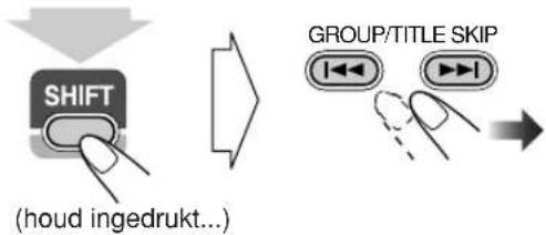 JVC SPUXG60 - Kiezen van een titel/groep - 1