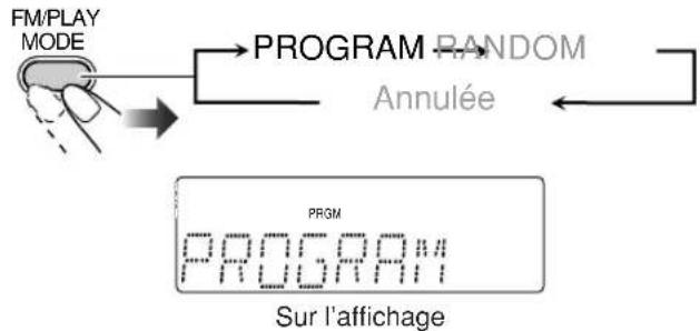 JVC SPUXG60 - Avant de démarrer la lecture, mettez en service la lecture programmée. - 1