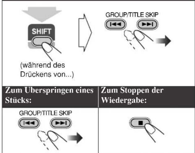 JVC SPUXG60 - Zum Wählen einer Gruppe: - 1