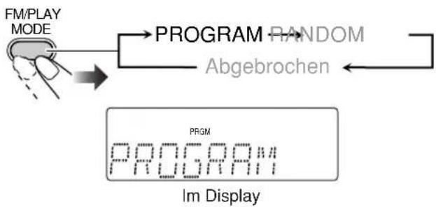 JVC SPUXG60 - Vor dem Wiedergabebeginn aktivieren Sie Programmwiedergabe. - 1