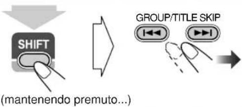 JVC SPUXG60 - Per selezionare un gruppo: - 1