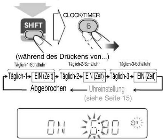 JVC SPUXG49 - Einstellung des Täglich-Timers - 2