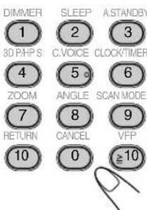 JVC SPUXG49 - Choisissez le numéro de préréglage pour la station que vous avez mémorisé. - 1