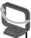 JVC SPUXG49 - ① Antenna AM/FM - 2