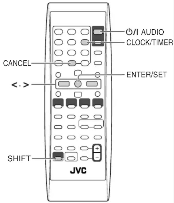 JVC SPUXG49 - Gebruik van de dagelijkse timer - 1