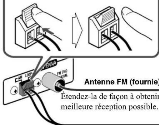 JVC SPUXG49 - ① Antenne AM/FM - 2