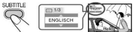 JVC SPUXG49 - Einstellung der Untertitelsprache - 2