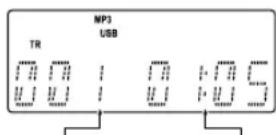 JVC SPUXG46 - Indications sur l'affichage principal - 5