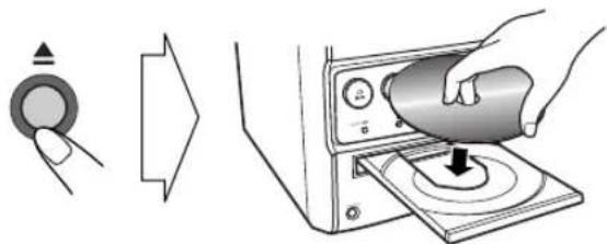 JVC SPUXG33 - Plaatsen van een disc - 1