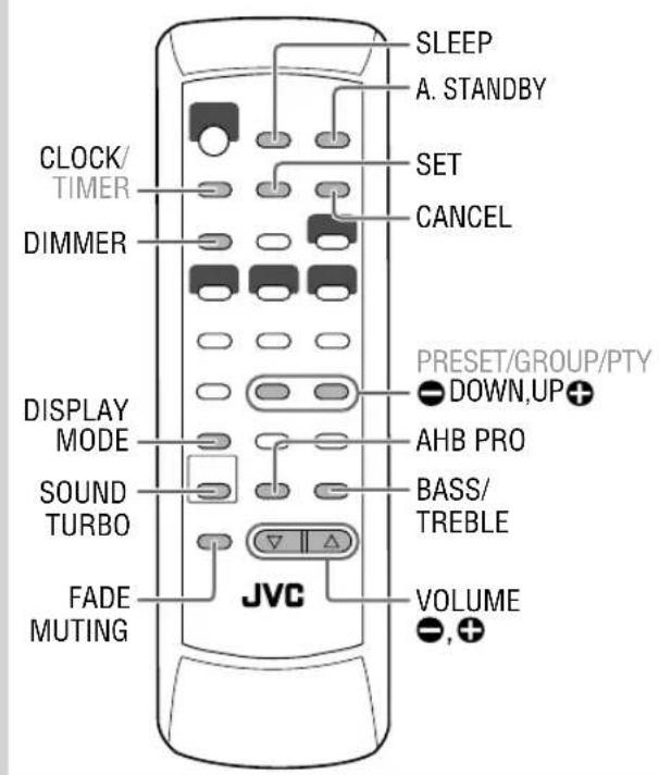 JVC SPUXG33 - Operazioni giornaliere—Regolazioni audio e generali - 1