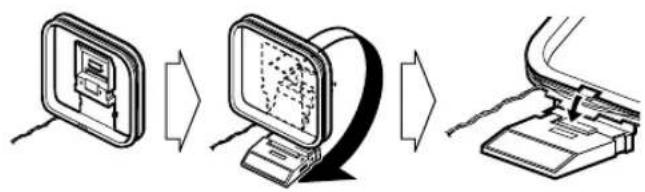 JVC SPUXG33 - ① AM/FM-antenne - 1