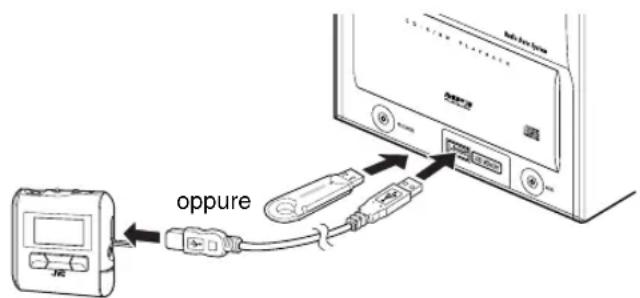JVC SPUXG45 - Per collegare la memoria USB o illettore DAP - 1