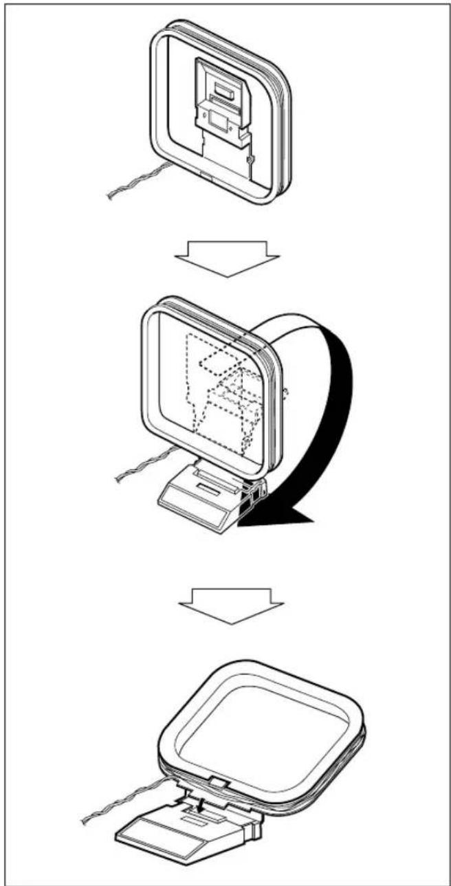 JVC SPUXG45 - Zum Montieren der AM-Rahmenantenne - 1