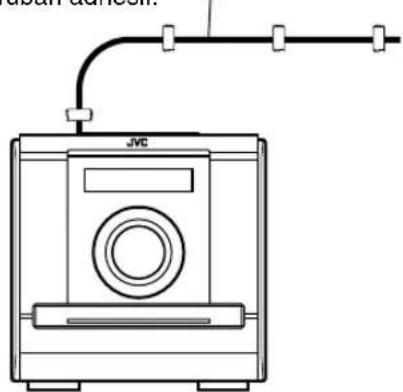 JVC SPFSXA1 - Connexion de l'antenne FM (fournie) - 2