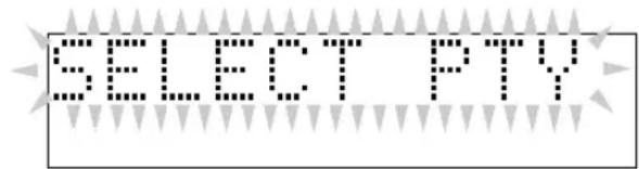 JVC SPFSXA1 - Appuyez sur PTY SEARCH pendant l'écoute d'une station FM. - 1