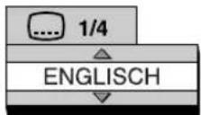 JVC SPFSXA1 - Wahl der Untertitelsprache - 1