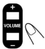 JVC CAUXS10 - Ajustement du volume - 1