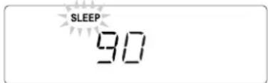 JVC CAUXS10 - Druk op SLEEP. - 2