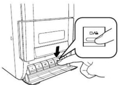 JVC CAUXS10 - Premere / (stop/apertura vano portacassetta). - 1