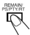 JVC CAUXS10 - ALLEEN met de afstandsbediening: Druk op REMAIN/PS/PTY/RT. - 1