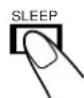 JVC CAUXS10 - Druk op SLEEP. - 1