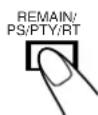 JVC CAUXS10 - Appuyez répétitivement sur REMAIN/ PS/PTY/RT. - 1