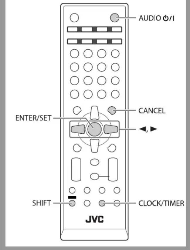 JVC CAUXG980 - Utilisation de la minuterie quotidienne - 1