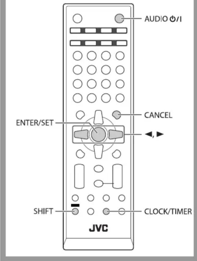 JVC CAUXG980 - Gebruik van de dagelijkse timer - 1