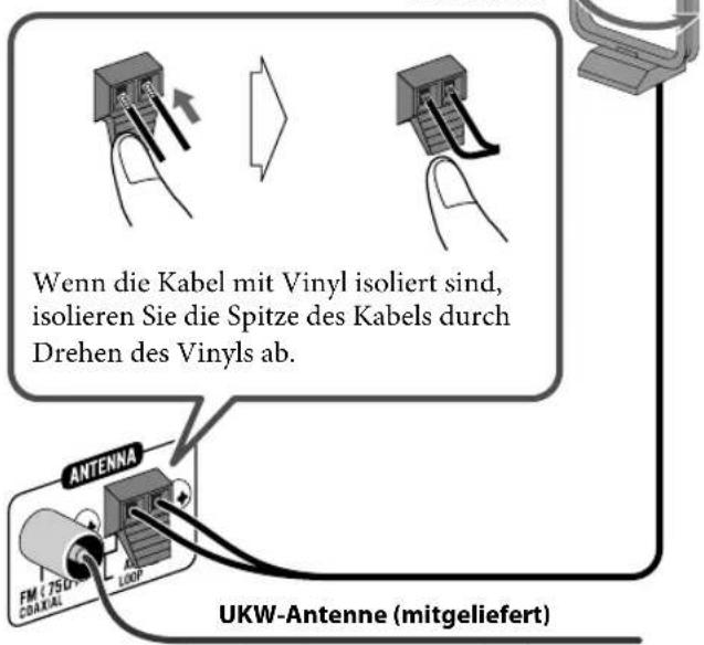 JVC CAUXG980 - ① AM/UKW-Antenne - 2